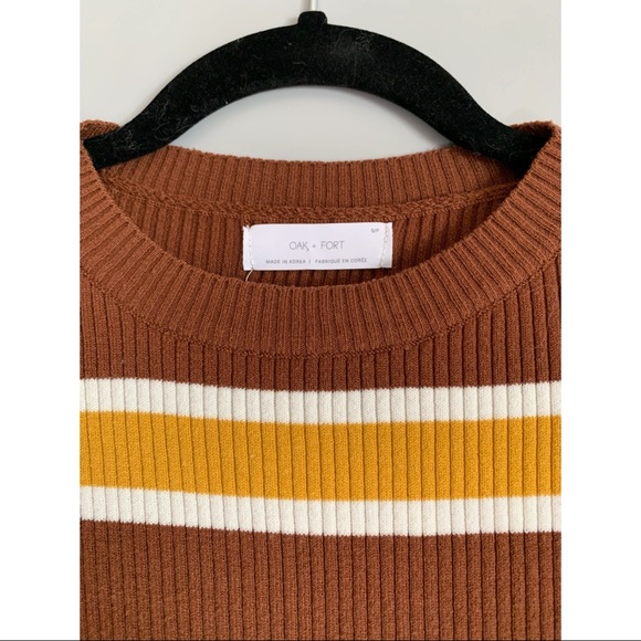 OAK + FORT short sleeve knit top - Picture 2 of 3